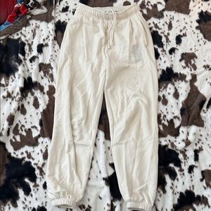 PINK Victoria's Secret Cream Sweatpants